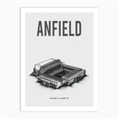 Anfield Liverpool Fc Stadium Art Print by DoubleT - Fy