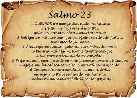 Salmo 23, Salmos, Salmo