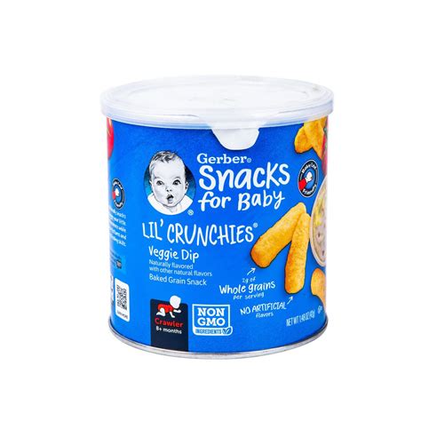 Gerber Crunchies Veggie Dip 42 g Online at Best Price | Baby Rusk ...