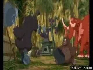 Trashin' The Camp - Tarzan on Make a GIF