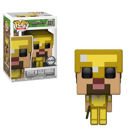 ≫ Funko Pop! Steve - (Gold) [Minecraft]