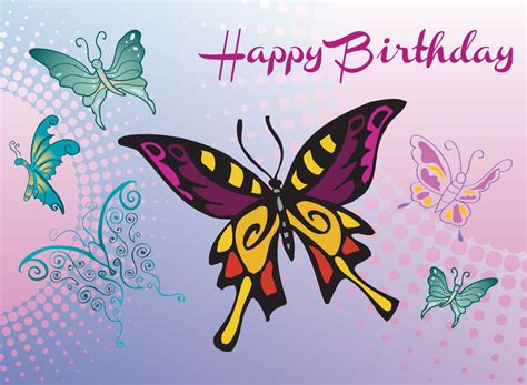 Butterfly Birthday Card