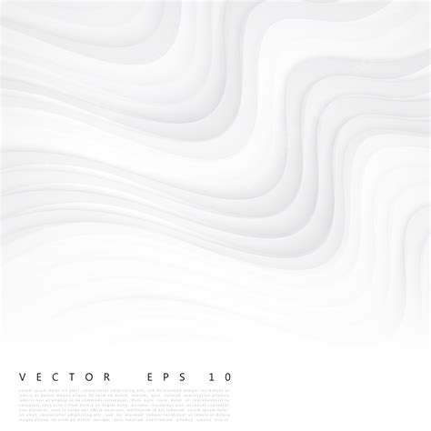 Vector White Background With Abstract Geometric Pattern Or Textu, Wallpaper, Vector, Wave ...