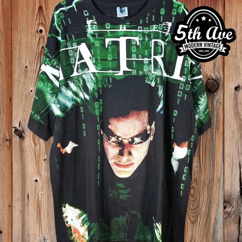 The Matrix - AOP all over print New Vintage Movie T shirt