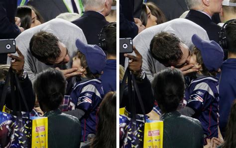 Tom Brady Explains Long Kiss on the Lips With His 11-Year-Old Son ...