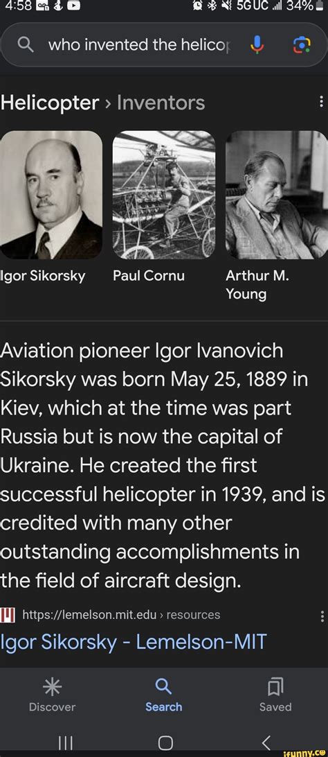 SGUC who invented the helico, Helicopter > Inventors Arthur M. Young ...