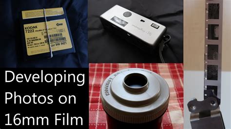 Developing 16mm Film from a Subminiature Camera without proper ...