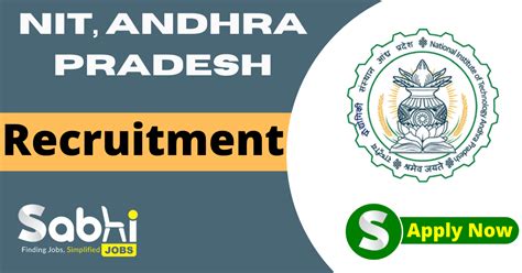 NIT, Andhra Pradesh Recruitment 2024 | Latest Jobs @ Nitandhra.ac.in Online Form