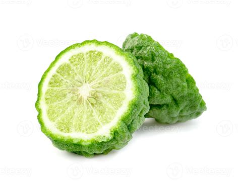 fresh bergamot fruit half isolated on white background 10715016 Stock ...