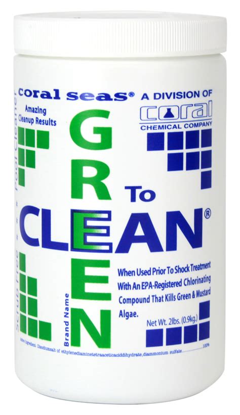 Green to Clean Pool Cleaner - 2 lbs - PoolSupplies.com