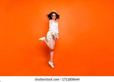 Studio Shot Happy Energetic Asian Woman Stock Photo (Edit Now) 1357748483