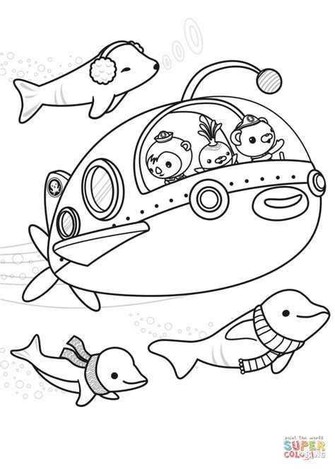 Octonauts Peso Coloring Pages at GetColorings.com | Free printable ...