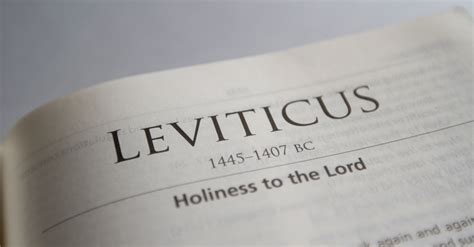 Leviticus - Bible Book Chapters and Summary - New International Version