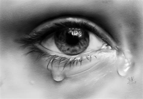 Ipad finger painting of a teary eye by chaseroflight on DeviantArt