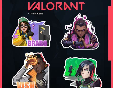 VALORANT Stickers | Behance