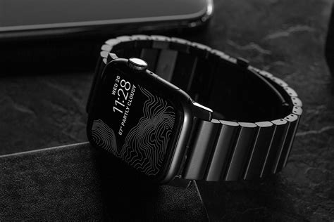 Titanium Apple Watch Band, Black Hardware | NOMAD®