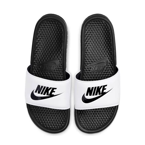 Nike Benassi JDI slippers wit/zwart | wehkamp