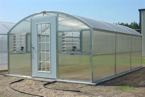 Curved Polycarbonate Greenhouse - Advance Greenhouses