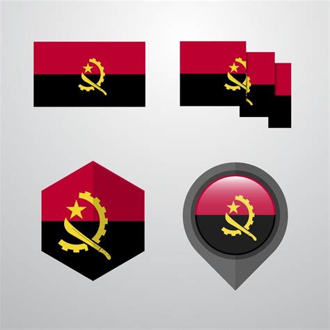 Angola Flag Vector Art, Icons, and Graphics for Free Download