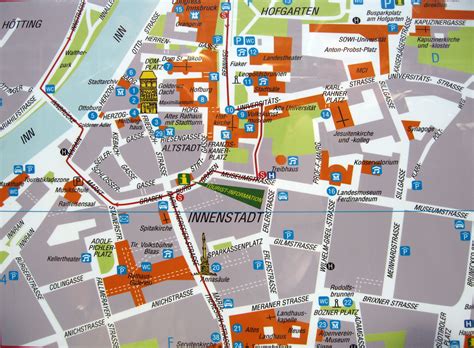 Innsbruck Tourist Map - Innsbruck Austria • mappery