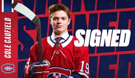 Three-year, entry-level contract for forward Cole Caufield - NHL.com ...