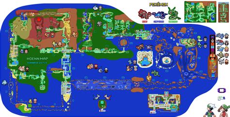 Pokemon Hoenn Region Map by Euanverse on Newgrounds