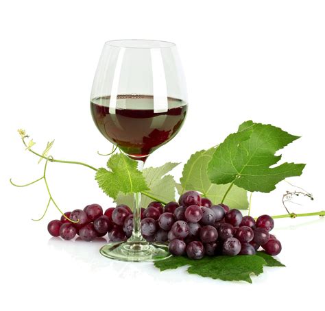 Copa de vino tinto con un racimo de riquísimas uvas | Copa de vino tinto con un racimo de ...