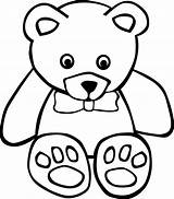 Free Printable Teddy Bear Coloring Pages For Kids sketch template