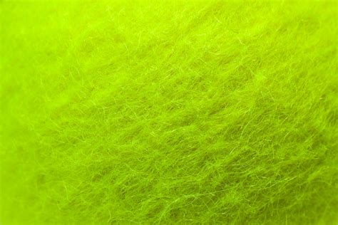 Macro shot of bright green tennis ball felt | High resolutio… | Flickr