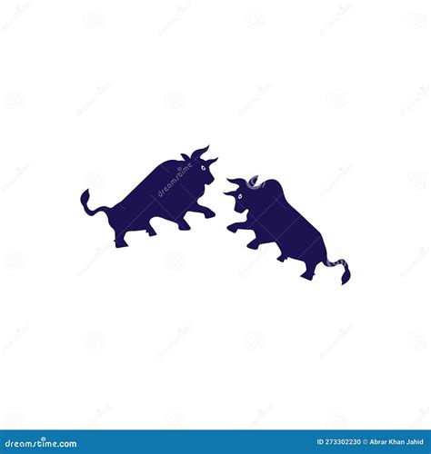 Jumping Bull Vector Logo Template Design Stock Vector - Illustration of power, sign: 273302230