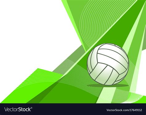 Volleyball abstract background Royalty Free Vector Image