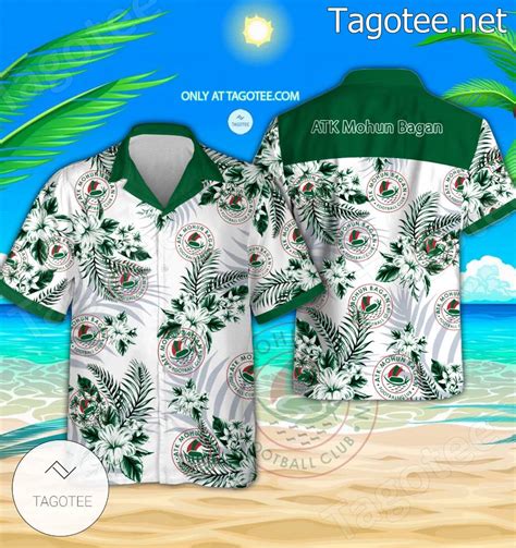 ATK Mohun Bagan Logo Aloha Shirt - BiShop - Tagotee