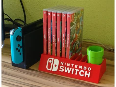 Nintendo Switch Game Case Holder - DownloadFree3D.com