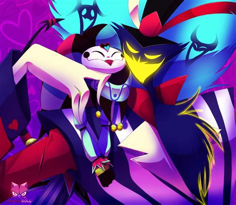 Fizzarolli x Asmodeus - Helluva Boss Fanart - GD by Cheshire-Neko-san ...