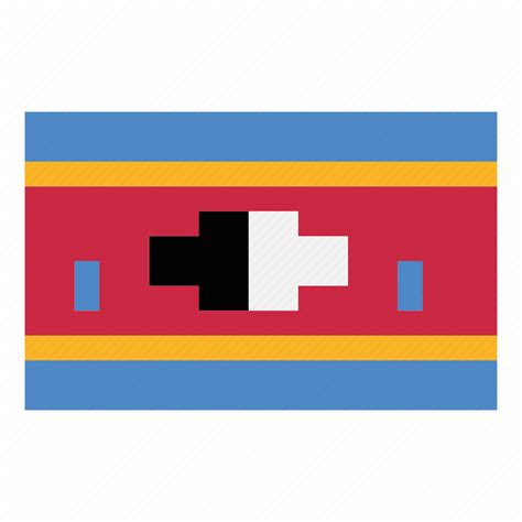 Pixelart, flag, country, nation, africa, game, swaziland icon - Download on Iconfinder