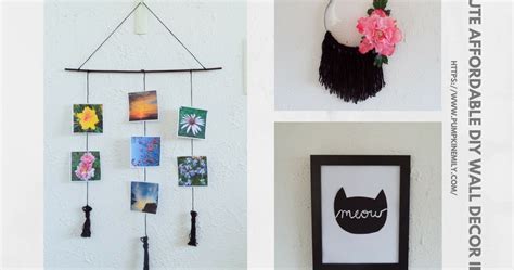 3 Cute Affordable DIY Wall Decor Ideas | Pumpkin Emily