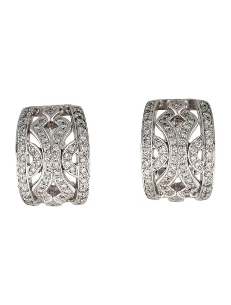 14K Diamond Clip-On Earrings - Jewelry - EARRI20520 | The RealReal