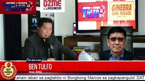 Bitag host Ben Tulfo may panibagong hamon kay Cong.Teves! - YouTube