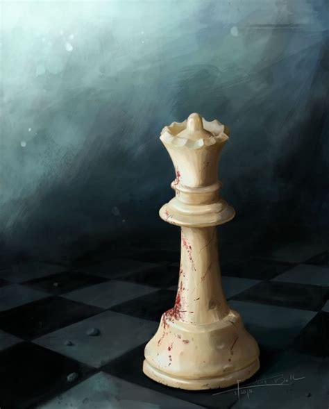 Beautiful Chess Piece Painting | Chess queen, Chess pieces, Queen chess ...