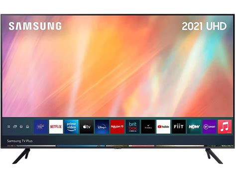 Samsung 43" AU7100 (2021) 4K Ultra HD HDR Smart TV (UE43AU7100KXXU) | BT Shop