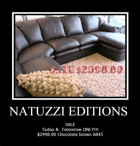 Natuzzi Leather Sofas & Sectionals by Interior Concepts Furniture: Natuzzi Brown Leather ...