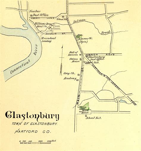 Glastonbury - Map - KNOWOL