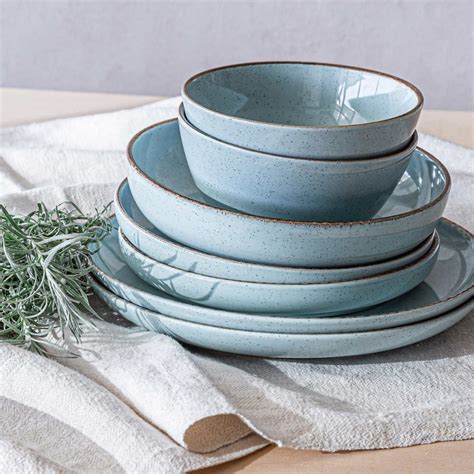 Overandback Options 16-piece Dinnerware Set, Blue