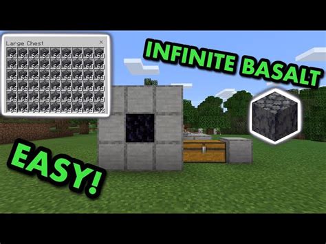 How to make an automatic basalt generator in Minecraft