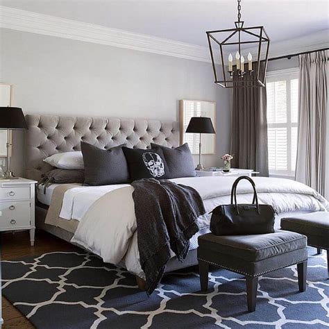 Natural Light and Slight Variations of Gray Create and Ethereal Glowing Bedroom — Homebnc