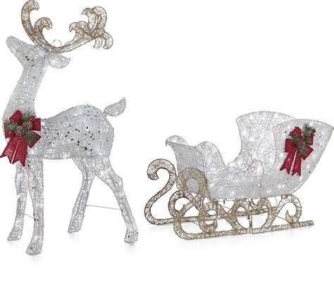 Reindeer And Sleigh Christmas Decoration - Christmas Countdown 2021