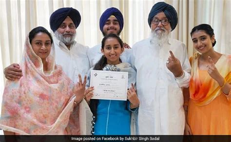 Parkash Singh Badal Kids: Sukhbir Singh Badal And Parneet Kaur, Wife ...