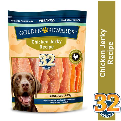 Golden Rewards Jerky Recipe Dog Treats, Chicken, 32 oz - Walmart.com - Walmart.com