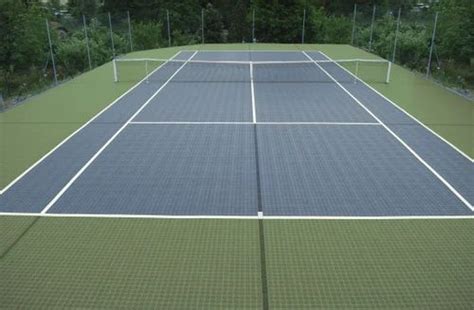 Commercial Projects Outdoor Tennis Court Construction Service, in Pan ...