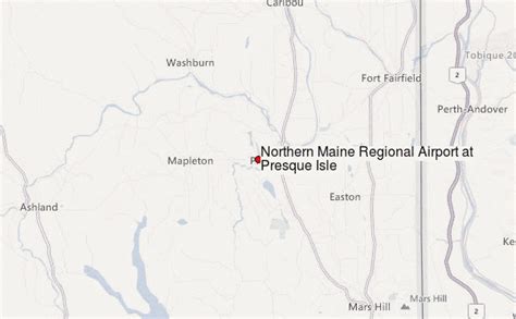 Northern Maine Regional Airport at Presque Isle Weather Forecast